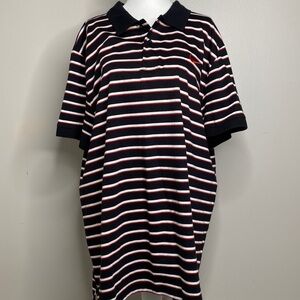 Nike mens striped cotton comfy golf shirt